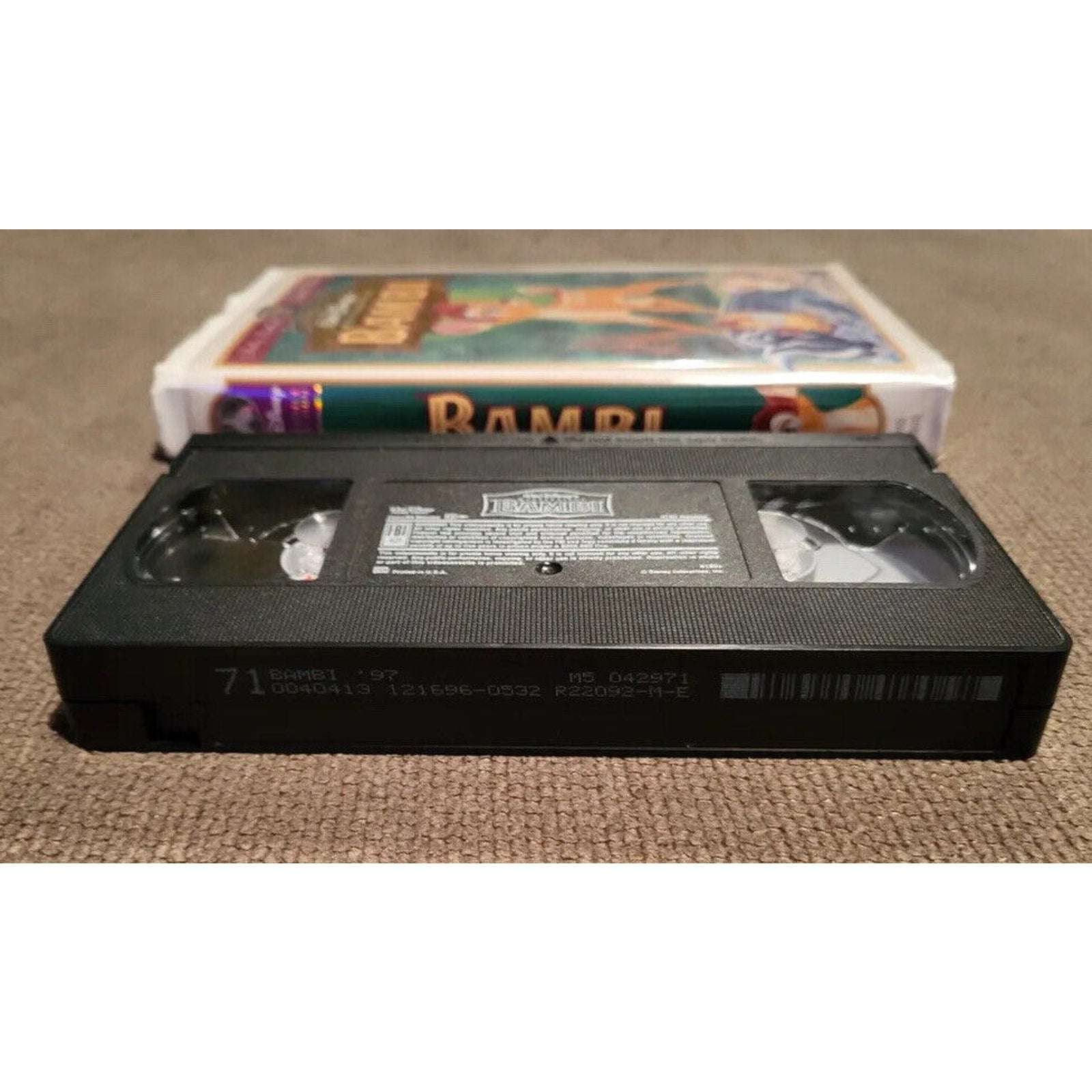 Bambi 55th Anniversary Walt Disney's Masterpiece Collection VHS Limited Edition