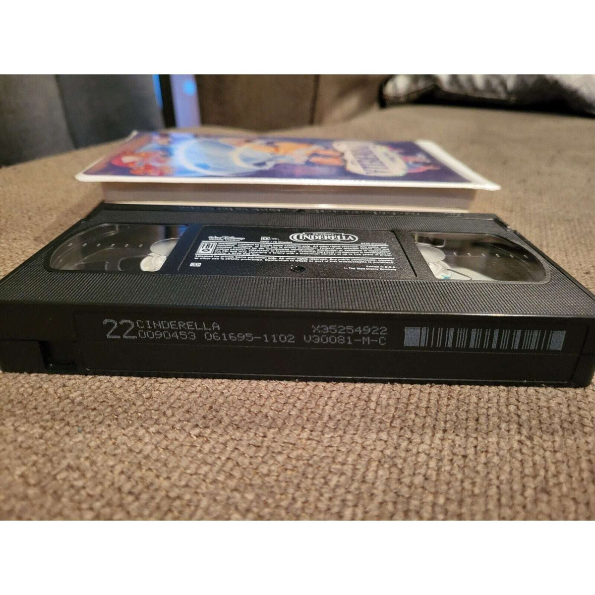 Walt Disney's Cinderella VHS 1995 Masterpiece Collection # 5265 VHS with inserts