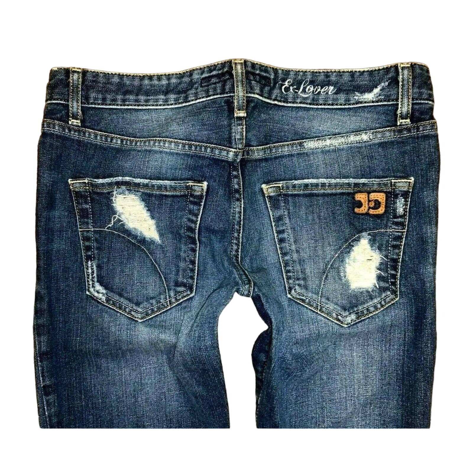 JOE'S EX-LOVER Size 24 in Gemma Boyfriend Distressed Ripped Boyfriend Jeans