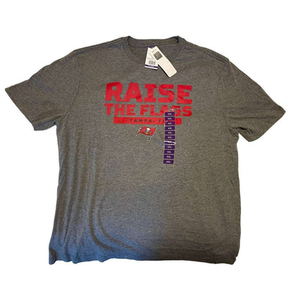 NFL Tampa Bay Buccaneers Raise the Flags T-Shirt Mens 2XL XXLNew With Tags