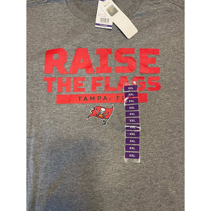 NFL Tampa Bay Buccaneers Raise the Flags T-Shirt Mens 2XL XXLNew With Tags