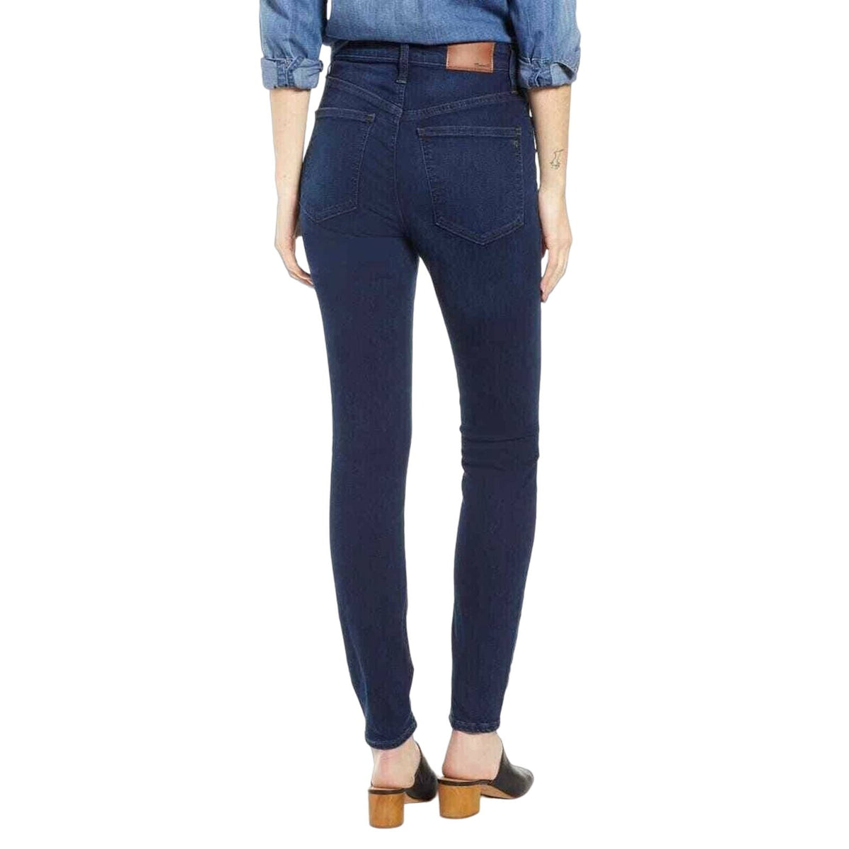 MADEWELL SKINNY SKINNY Mid Rise Classic Dark Jeans Sz 27
