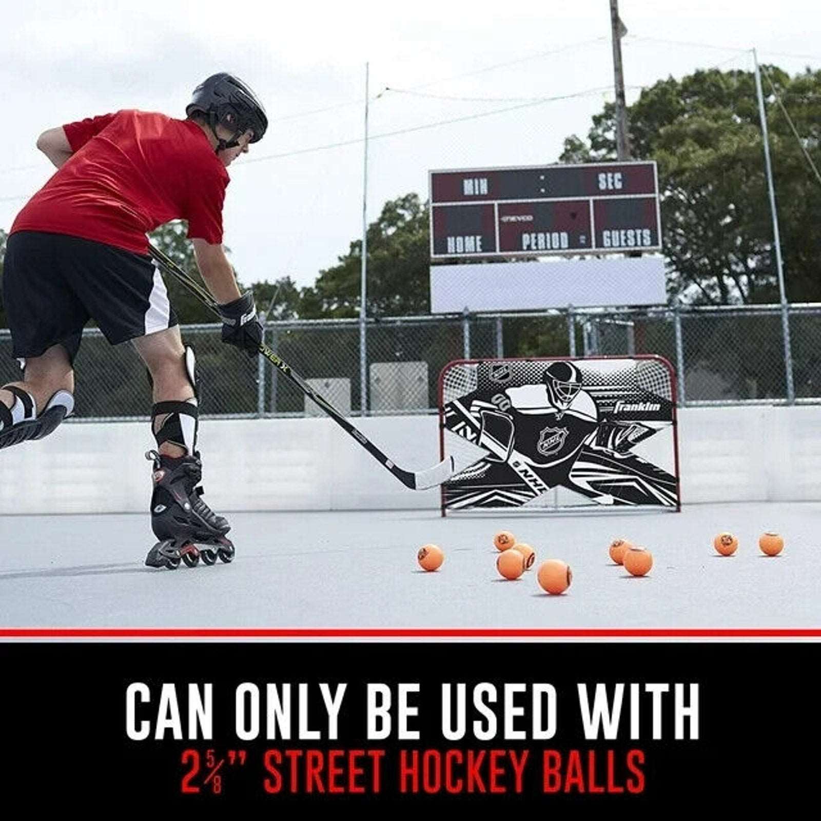 Franklin Sports Hockey Shooting Target - NHL - Fits 54 x 44 Inch Goal Street Hoc