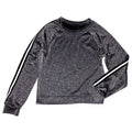 URBAN OUTFITTERS Charcoal Gray Metallic Long Sleeve with Stripes Pullover Size L