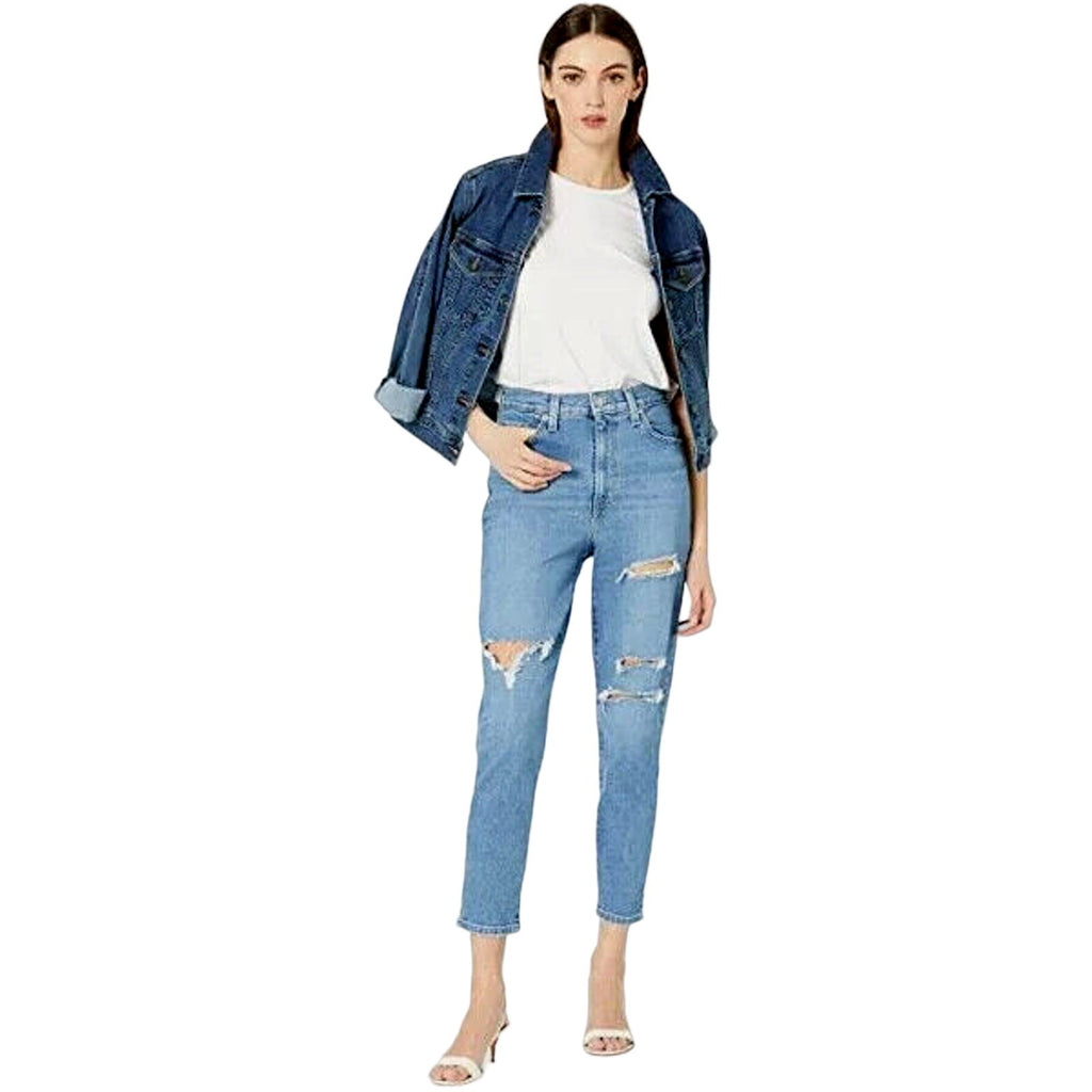 NEW! LEVI'S High Waisted Tapered Mom Jeans Size W 28 L 29 Womens