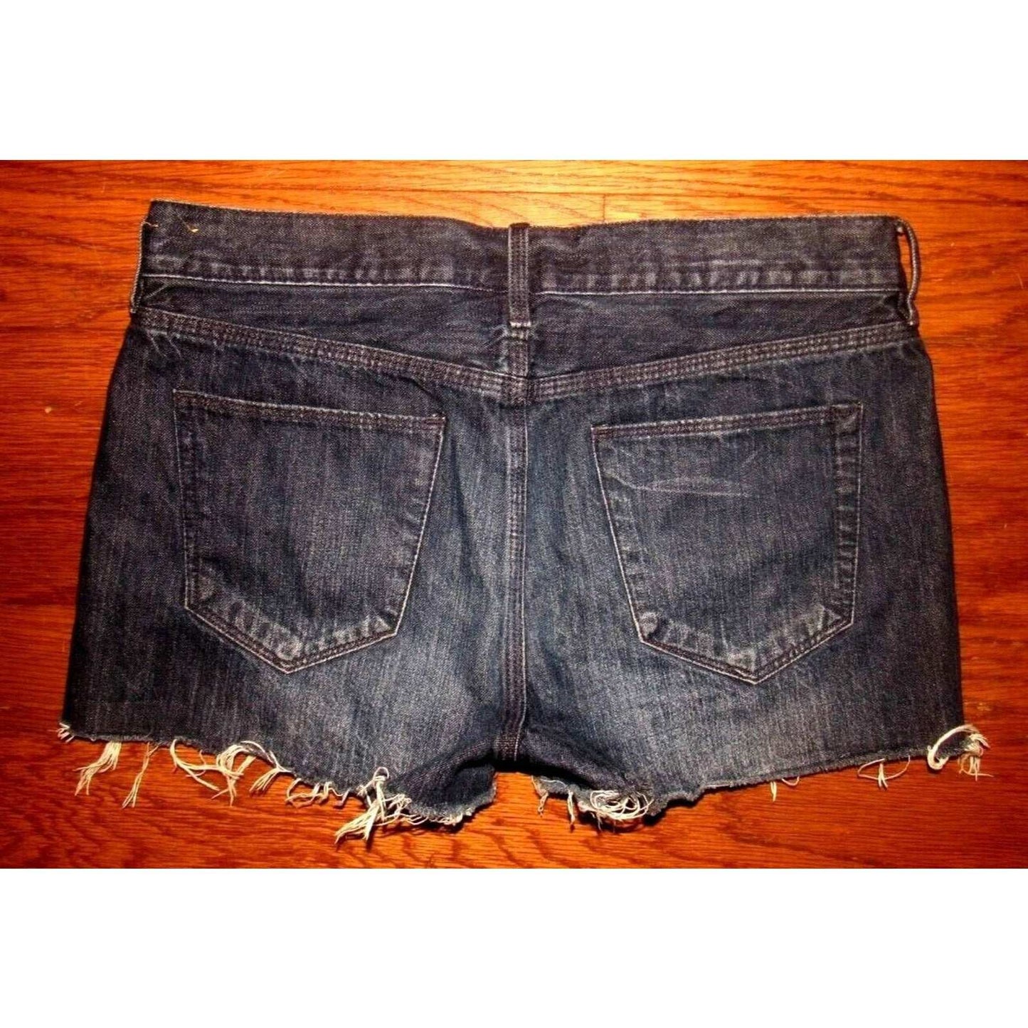 MADEWELL Raw Fray Hem Cut Off Denim Jean Shorts Size 27